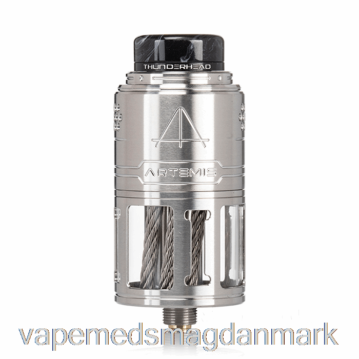 Engangs Vape Danmark Thunderhead Creations Artemis V2 Top Coiler 25mm Rdta Sølv